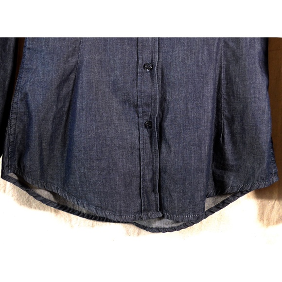 Sisley Women XS Cotton Denim Blouse - Picture 9 of 16